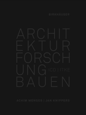 cover image of Architektur Forschung Bauen